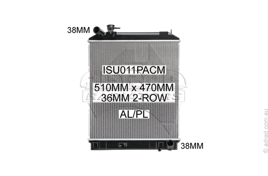 ISU011PACM radiator