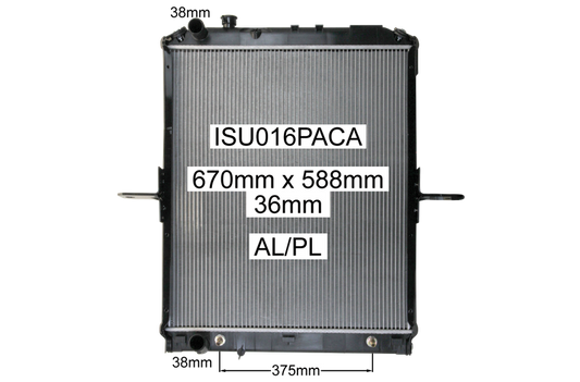 ISU016PACA radiator