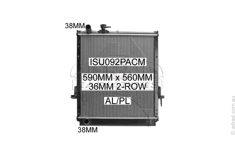 ISU092PACM radiator