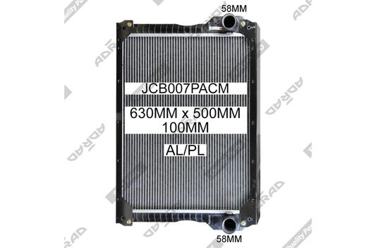JCB007PACM radiator