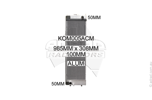 KOM005ACM radiator
