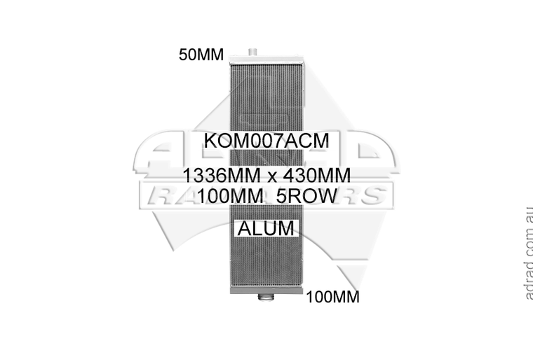KOM007ACM radiator