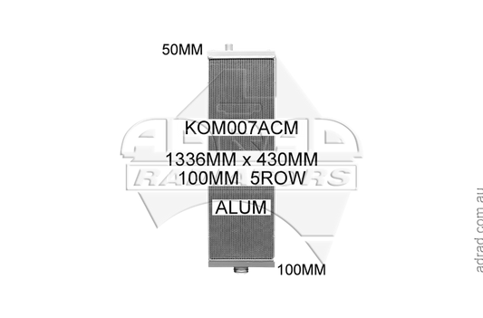 KOM007ACM radiator