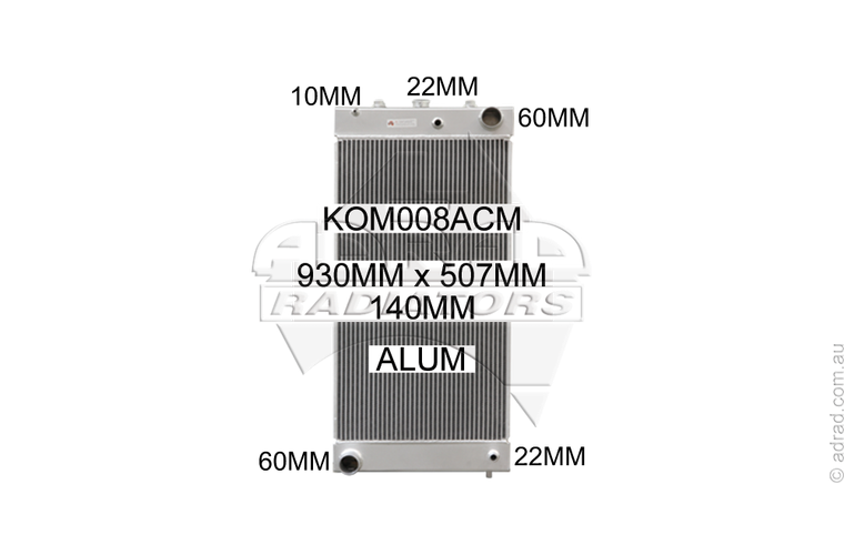 KOM008ACM radiator