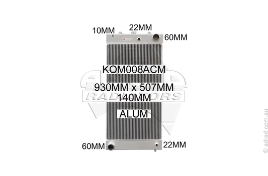 KOM008ACM radiator
