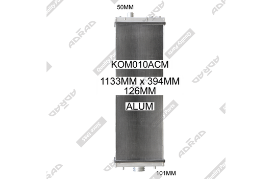 KOM010ACM radiator