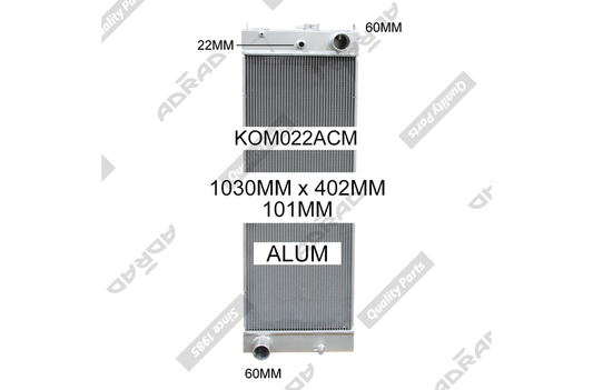 KOM022ACM radiator