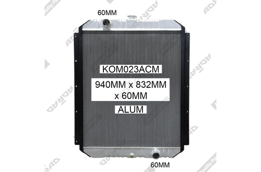 KOM023ACM radiator