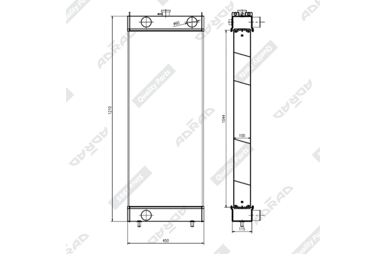 KOM025ACM2 radiator