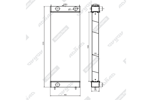 KOM025ACM2 radiator