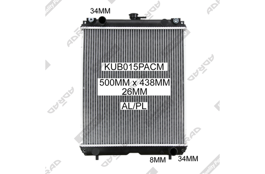 KUB015PACM radiator
