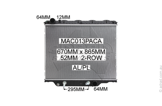 MAC013PACA radiator