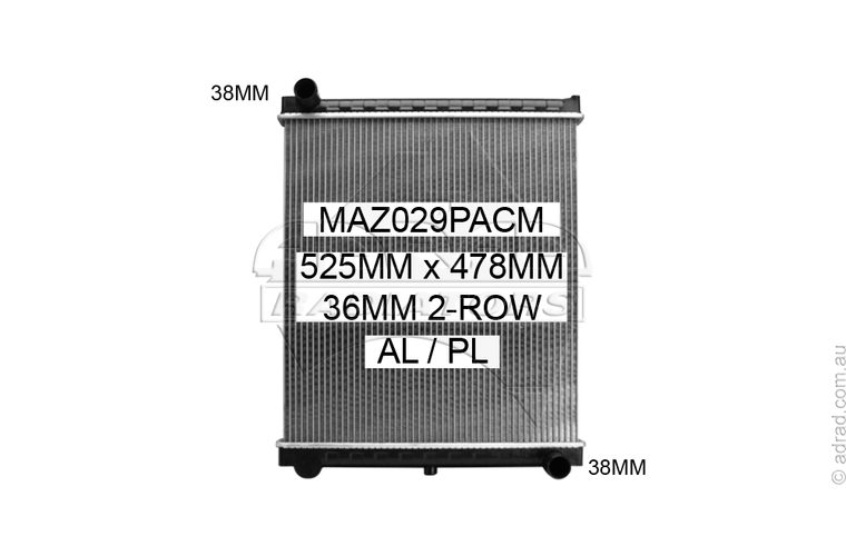 MAZ029PACM radiator