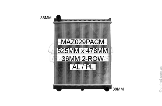 MAZ029PACM radiator