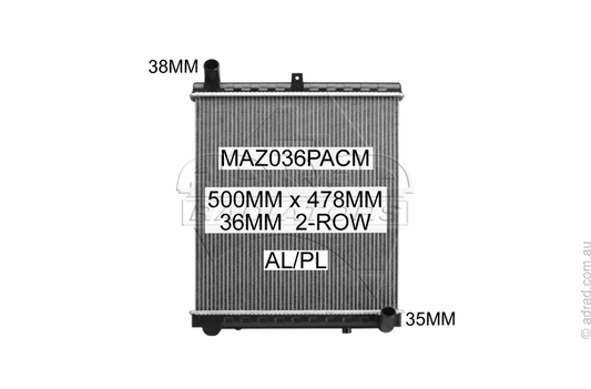 MAZ036PACM radiator