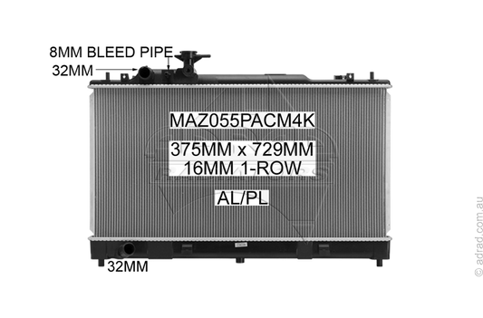 MAZ055PACM4K radiator