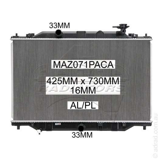 RADIATOR - Mazda CX-5 KE '12- 2.0ltr 4cyl