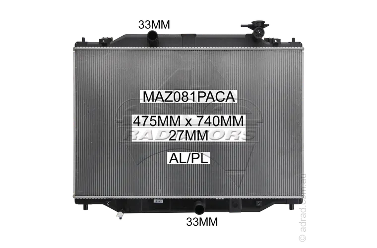 RADIATOR - CX-9 TC 2.5ltr Turbo Auto '16-
