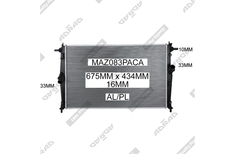RADIATOR - MAZDA 3 BP 2.0L/2.5L '19-5/21 CX-30 DM Auto. '19-5/21