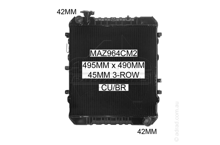 MAZ964CM2 radiator