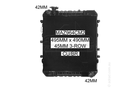 MAZ964CM2 radiator
