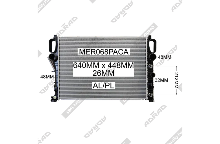 RADIATOR - Mercedes C219 CLS350 '05- & Mercedes W211 E240/E320 '02-05