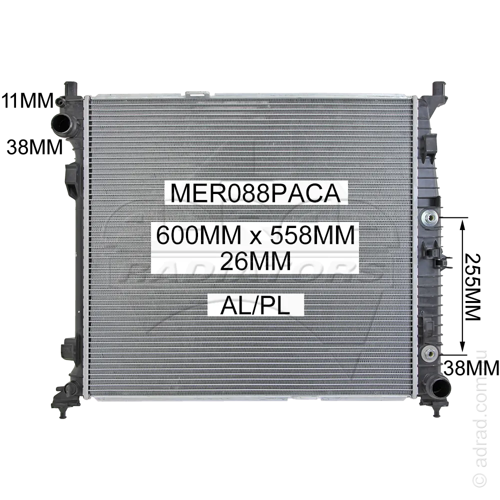 RADIATOR - Mercedes Benz   W166 GLE Class & GLE63 AMG '15- &  W166 ML Class & ML63 AMG '11- &  X166 GL500 '13- &  X166 GL63 / GLS63 AMG