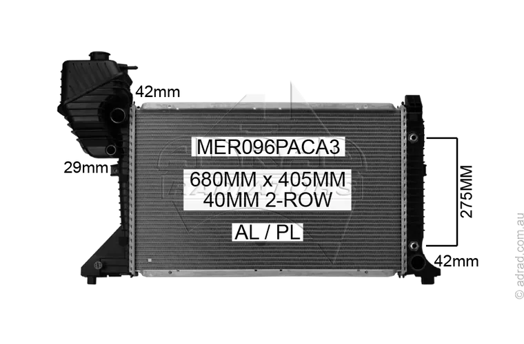 RADIATOR - Mercedes Sprinter Van '00-06