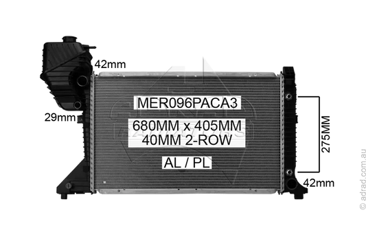 RADIATOR - Mercedes Sprinter Van '00-06