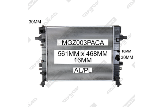 MGZ003PACA radiator