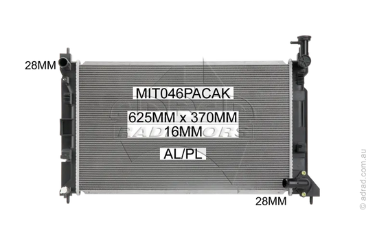 RADIATOR - Mitsubishi Colt '06-11 1.5ltr 4cyl