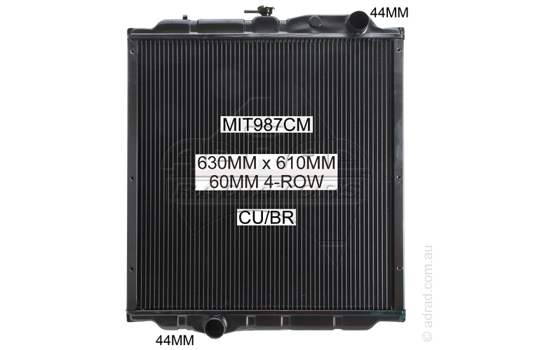 MIT987CM radiator