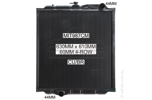 MIT987CM radiator