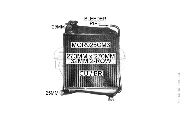 MOR925CM3 radiator