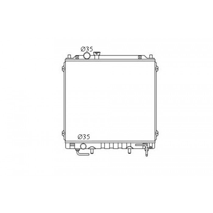 RADIATOR - Hyundai Terracan HP '01-07 3.5ltr 6cyl Petrol