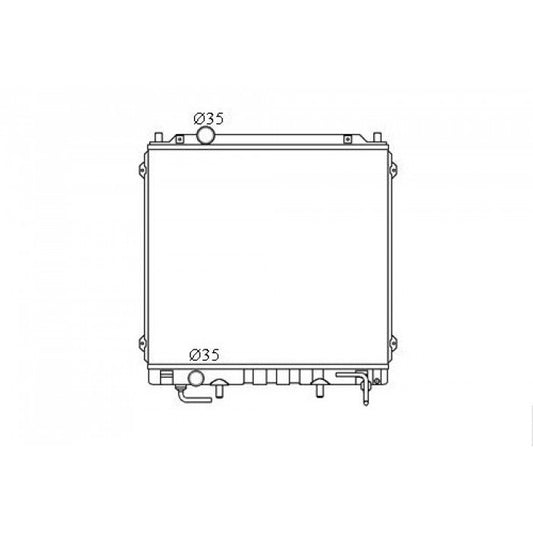 RADIATOR - Hyundai Terracan HP '01-07 2.9ltr 4cyl Turbo Diesel