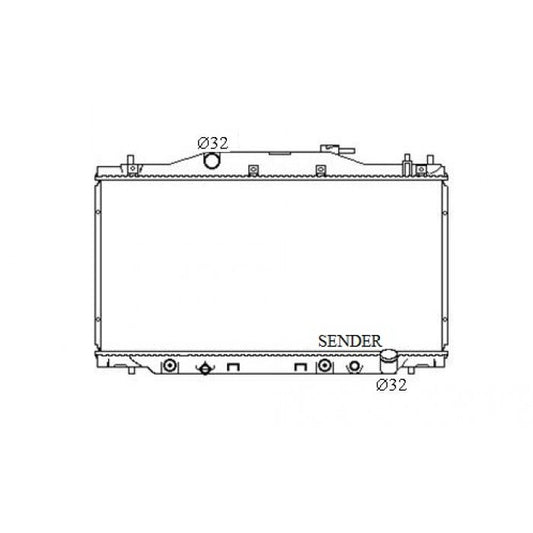 RADIATOR - Honda Integra DC '01-06 2.0ltr 4cyl
