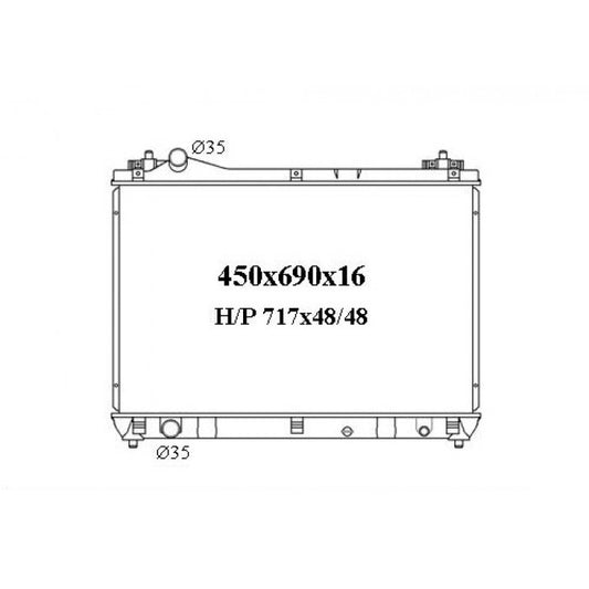 RADIATOR - Suzuki Grand Vitara JB/JT '08- 1.9ltr Diesel