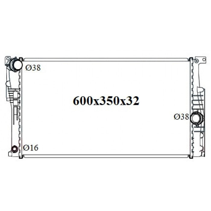RADIATOR - BMW F20 1 Series '12- & F30 / F31 / F34 3 Series '12- & F22 2 Series '14-