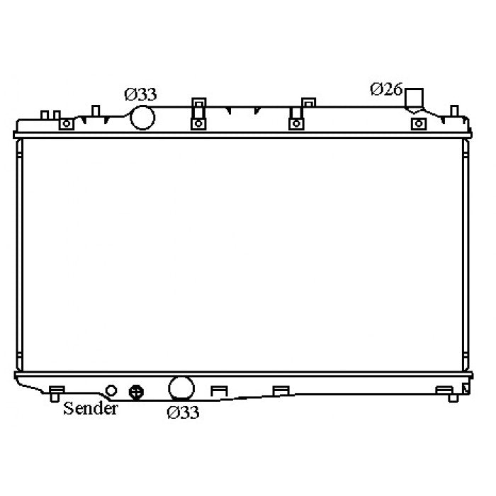 RADIATOR - Honda HR-V RU CVT '15-