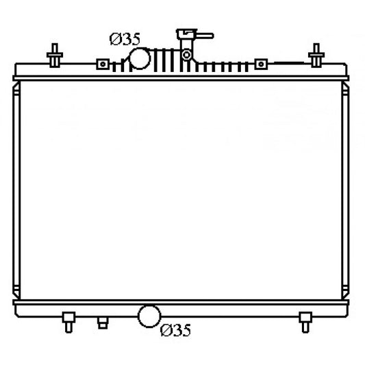 RADIATOR - Renault Koleos '08- 2.5ltr