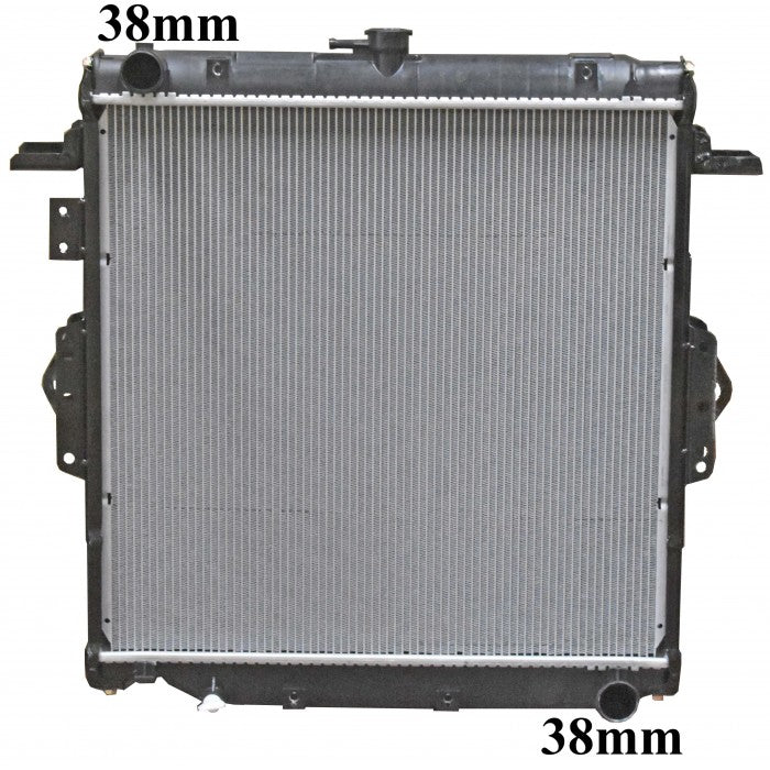 Radiator Assembly - To suit Toyota Landcruiser 70 Series HZJ/PZJ '90-99 Core: 500x514x48 H - NC103M