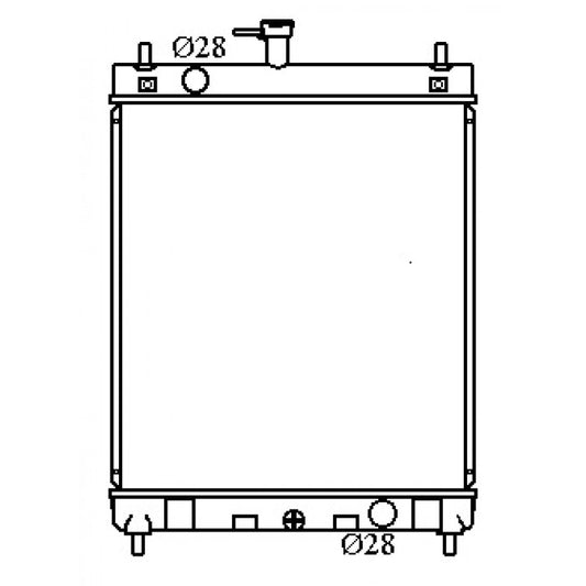 RADIATOR - Suzuki APV '05- 1.6ltr 4cyl