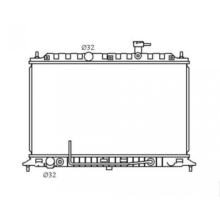 RADIATOR - Kia Rio JB '05-11 1.4/1.6ltr 4cyl