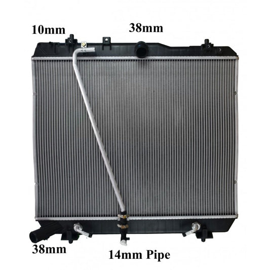 Radiator Assembly - To Suit Toyota HiAce TRH '15- 2.7ltrCore: 510x650x26 &nbs - NC1070A