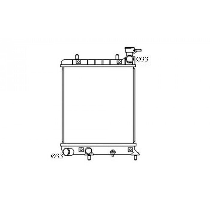 RADIATOR - Hyundai Accent LC '00-06 1.5ltr 4cyl SOHC