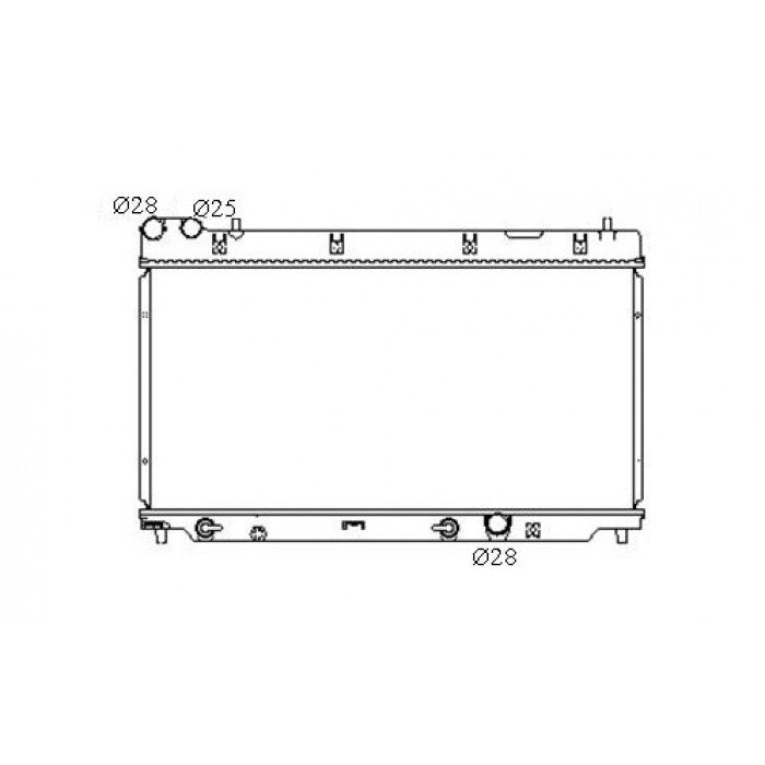 RADIATOR - Honda Jazz GD '04-08 1.3/1.5ltr 4cyl