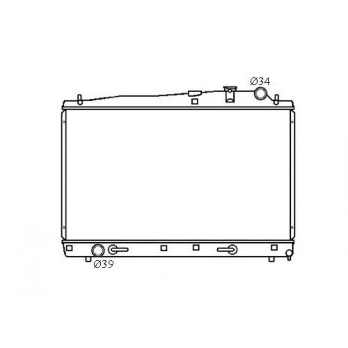 Radiator Assembly - To suit Toyota Estima '00-06 3.0ltr V6 Core: 450x738x16TOY065 - NC184A