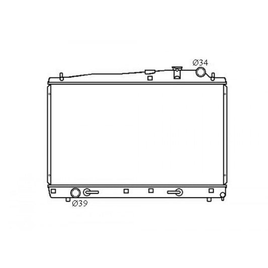 Radiator Assembly - To suit Toyota Estima '00-06 3.0ltr V6 Core: 450x738x16TOY065 - NC184A