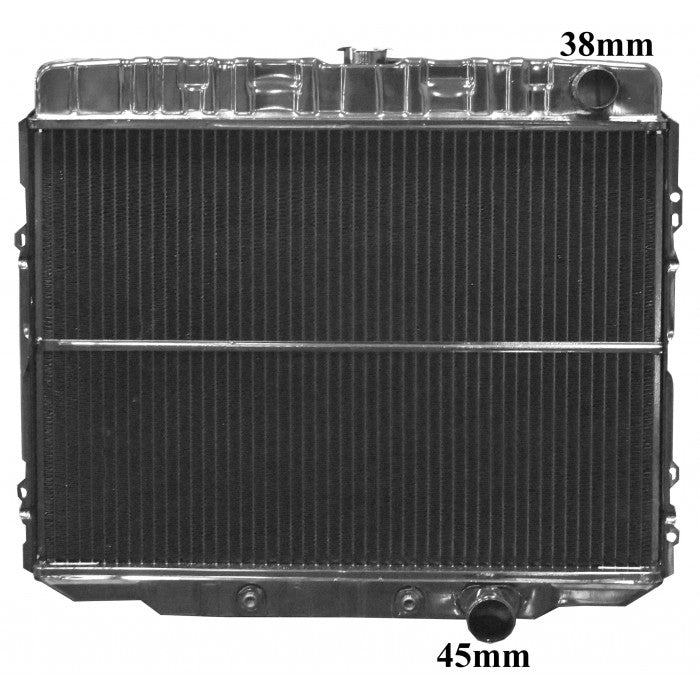 Radiator Assembly - BC To Suit Ford GT Core: 441x614x3R * Windsor - NC201A